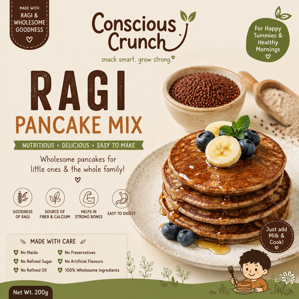 Ragi Pancake Mix