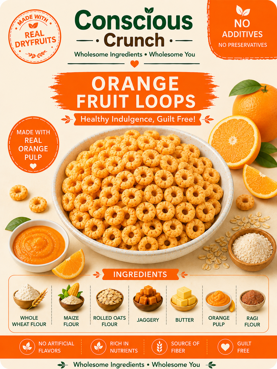 Orange Fruit loops